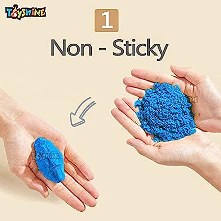 Kids Activity Toy Soft Sand Clay - Blue, Clay