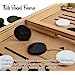 designarche Junior Fast Sling Puck Game Board String Hockey Toy, Party Game for Adult, Parent, Kids, Children, Family (Brown, Pine Wood)