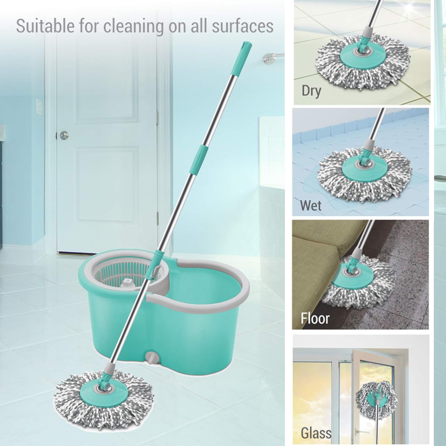 Bunsak pocha for floor cleaning Mopping Set