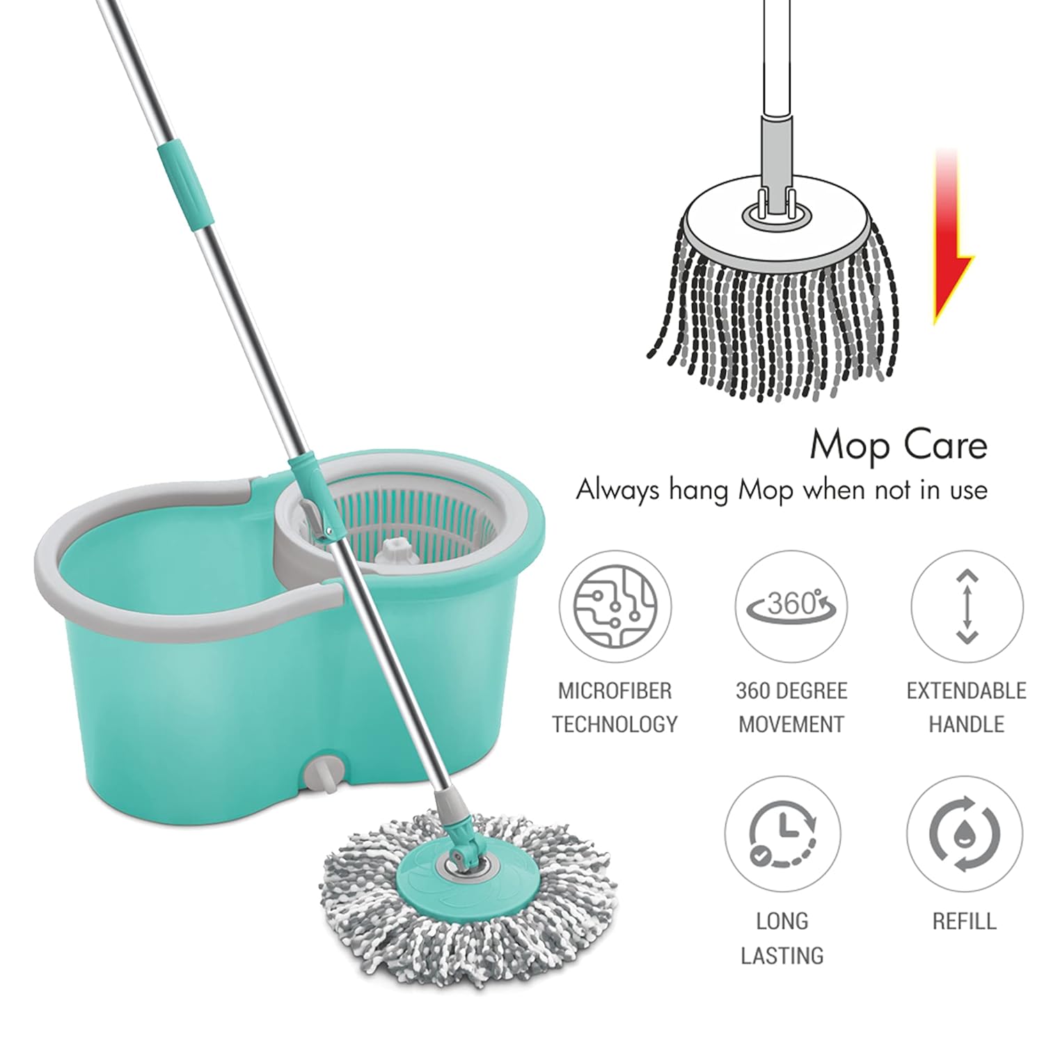 Bunsak pocha for floor cleaning Mopping Set