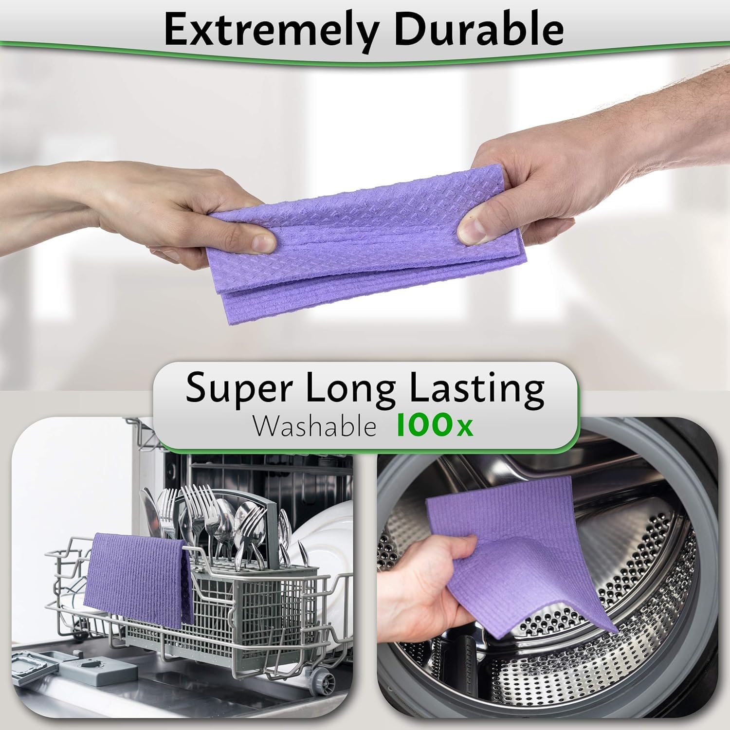 Bunsak Sponge Wipe Resusable Kitchen Cleaning Foam