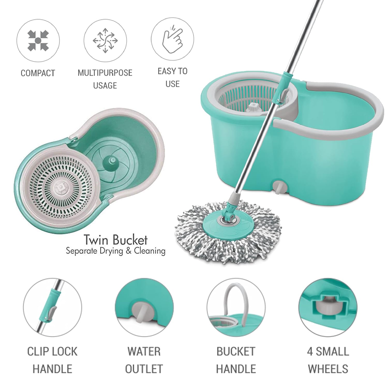 Bunsak pocha for floor cleaning Mopping Set