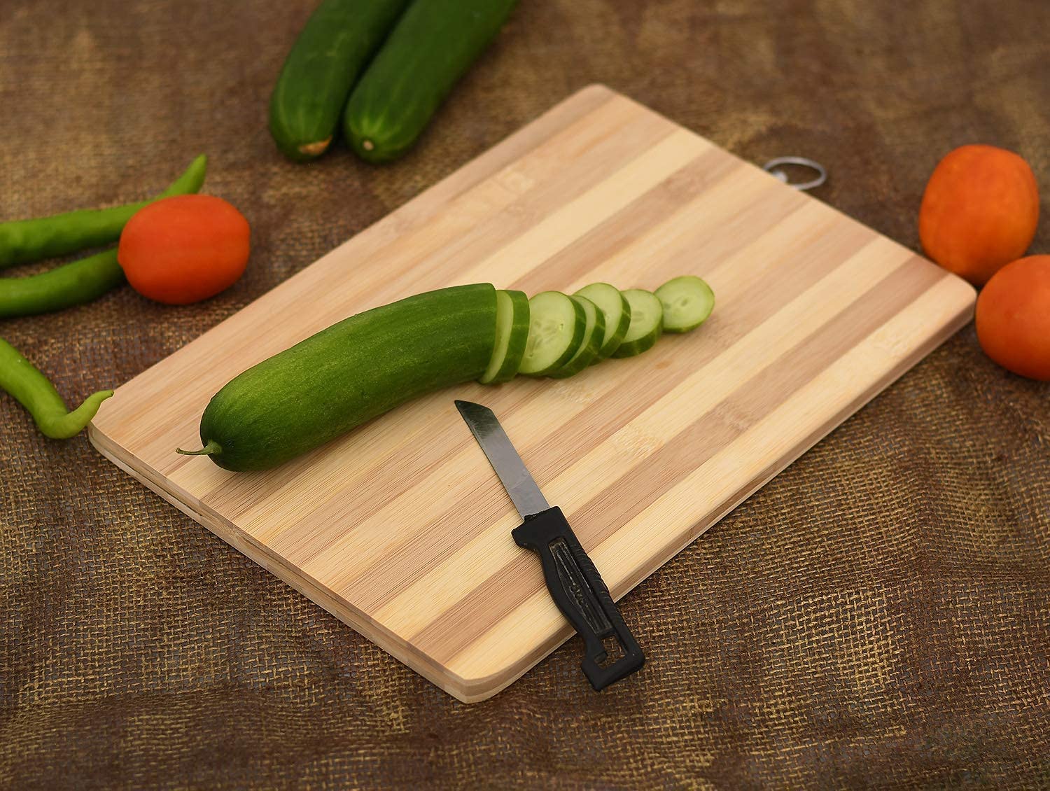 Bunsak Wooden Chopping Board for Kitchen ,Large Size Wooden Cutting Board