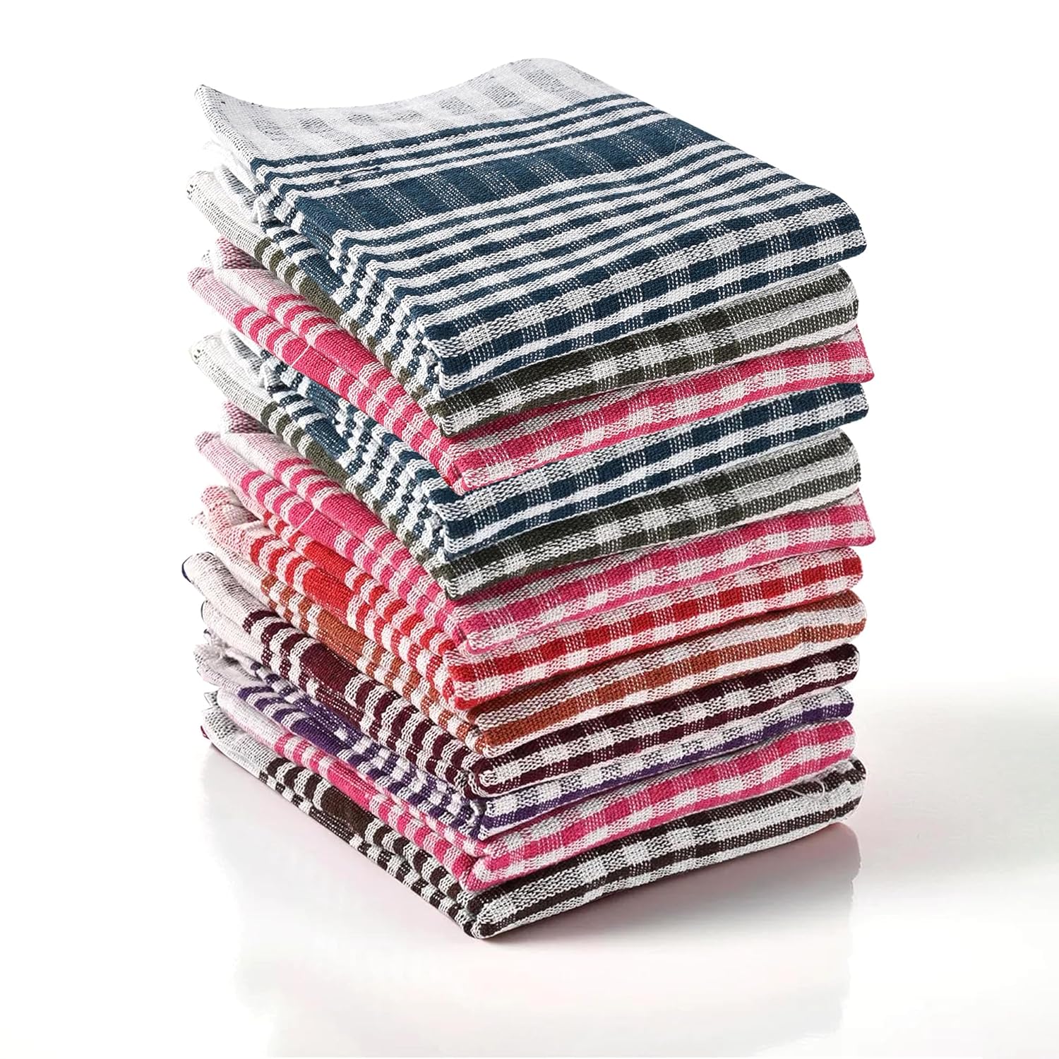 Bunsak Pack of 12 Cotton Kitchen Cloth/Napkins