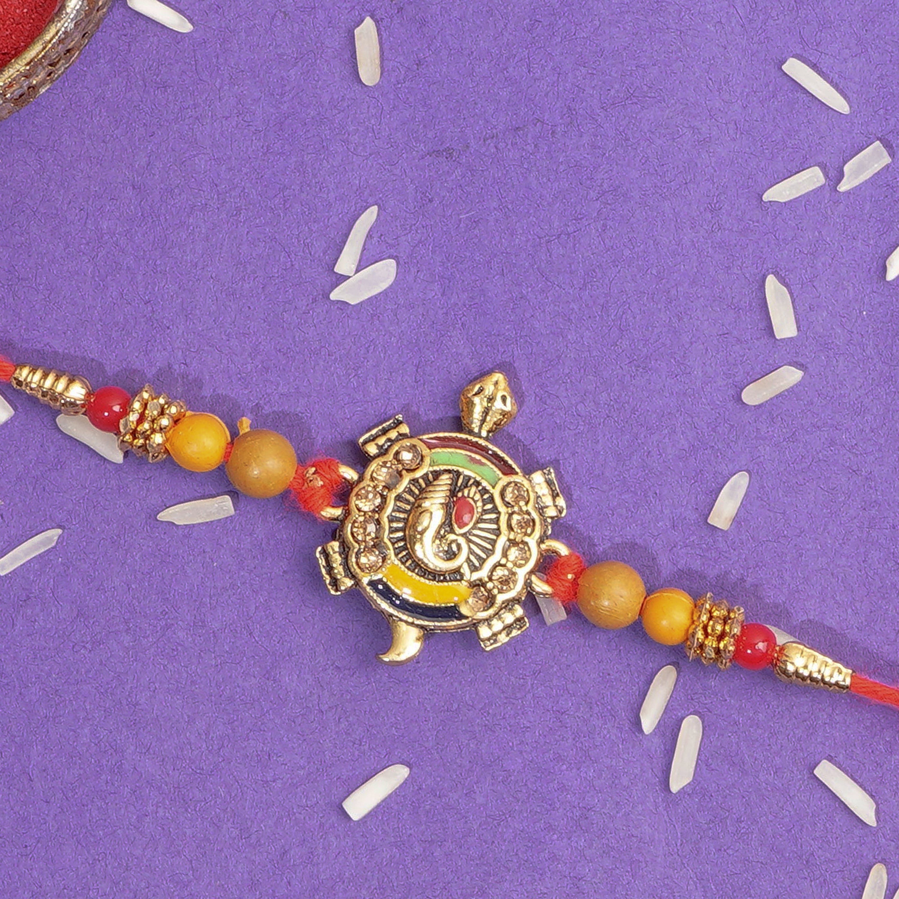Design Arche auspicious Rakhi for brother for peace and prosperity