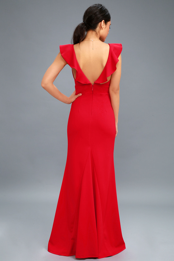 Perfect Opportunity Red Maxi Dress