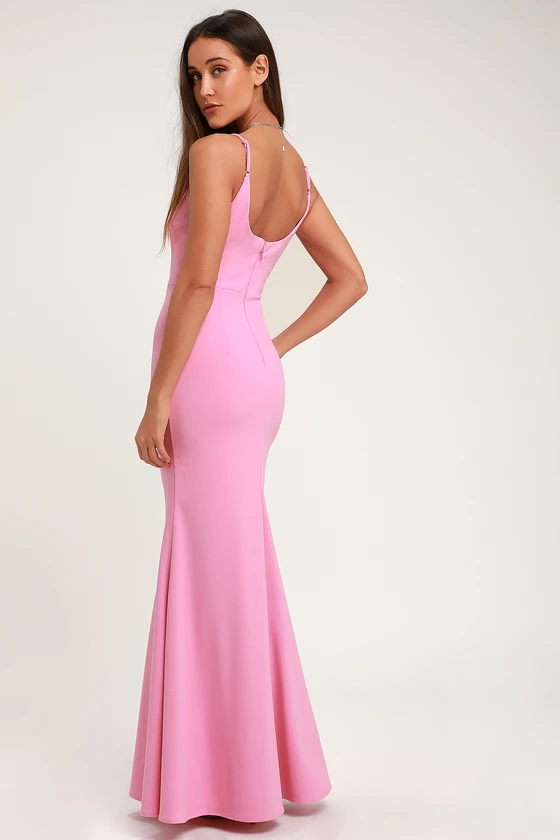 Infinite Glory Pink Maxi Dress
