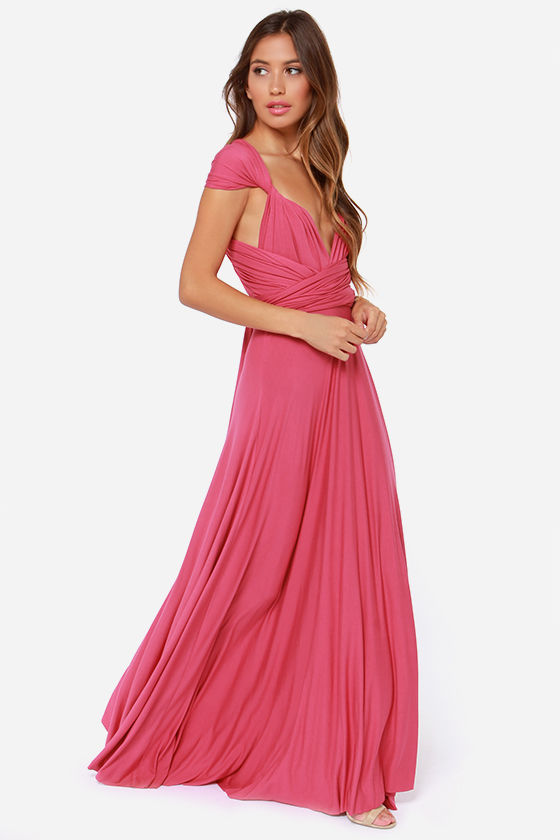 Tricks of the Trade Rose Pink Maxi Dress