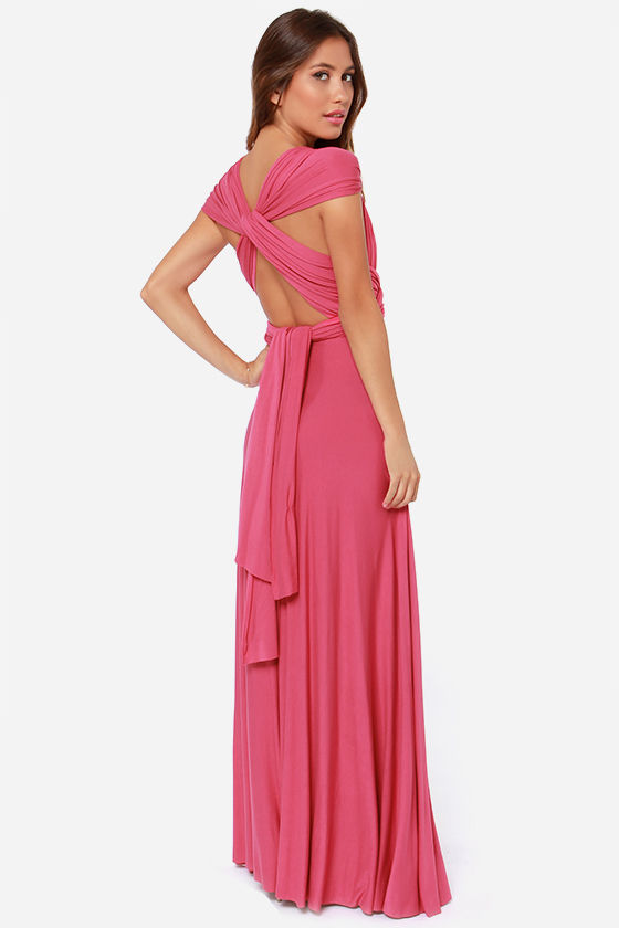 Tricks of the Trade Rose Pink Maxi Dress