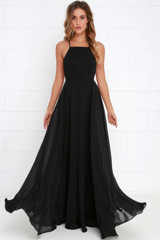Mythical kind of love black maxi dress online