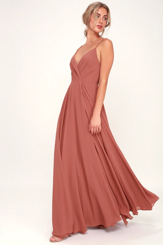 All About Love Rusty Rose Maxi Dress