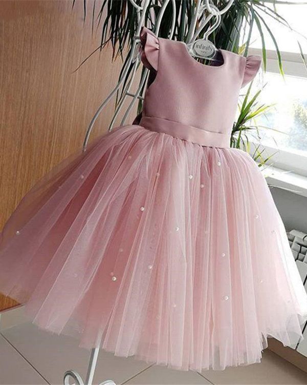 Silver pink princess dress