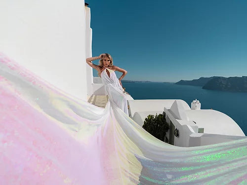 Pearl White  Prewedding Designarche Photoshoot or Proposal dress